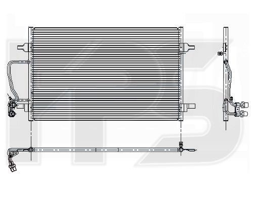 FPS FP 12 K187 Радиатор кондиционера (Конденсатор) FP12K187: Отличная цена - Купить в Польше на 2407.PL!