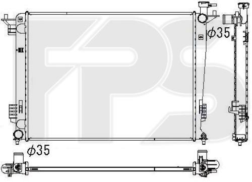 FPS FP 32 A146-X Радіатор охолодження двигуна FP32A146X: Приваблива ціна - Купити у Польщі на 2407.PL!
