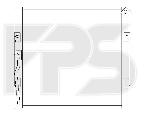 FPS FP 30 K259-X Радіатор кондиціонера (Конденсатор) FP30K259X: Купити у Польщі - Добра ціна на 2407.PL!