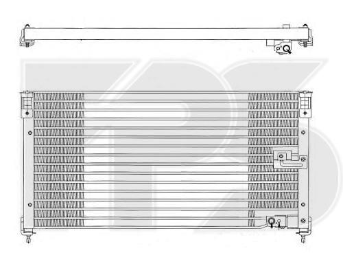 FPS FP 30 K385 Радіатор кондиціонера (Конденсатор) FP30K385: Купити у Польщі - Добра ціна на 2407.PL!