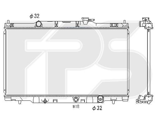 FPS FP 30 A588-X Радіатор охолодження двигуна FP30A588X: Приваблива ціна - Купити у Польщі на 2407.PL!