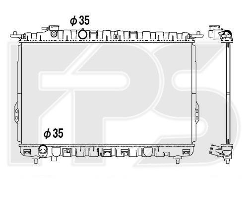 FPS FP 32 A674 Радіатор охолодження двигуна FP32A674: Приваблива ціна - Купити у Польщі на 2407.PL!