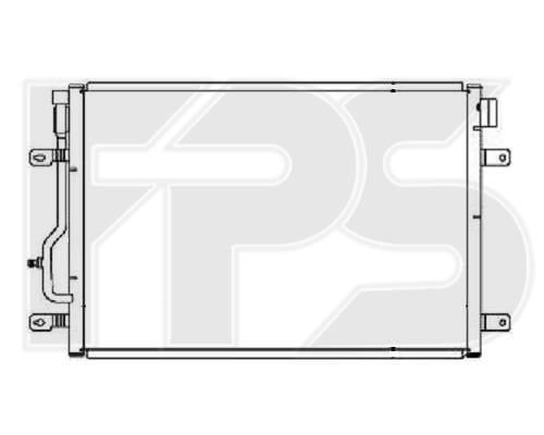 FPS FP 12 K198 Радиатор кондиционера (Конденсатор) FP12K198: Отличная цена - Купить в Польше на 2407.PL!