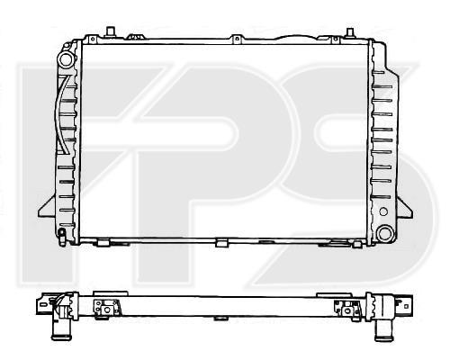 FPS FP 12 A476 Radiator, engine cooling FP12A476: Buy near me in Poland at 2407.PL - Good price!