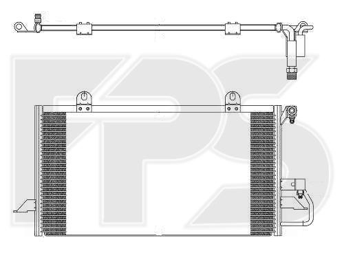 FPS FP 12 K183-X Радиатор кондиционера (Конденсатор) FP12K183X: Отличная цена - Купить в Польше на 2407.PL!