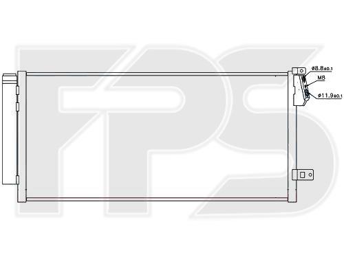FPS FP 26 K231-X Радіатор кондиціонера (Конденсатор) FP26K231X: Приваблива ціна - Купити у Польщі на 2407.PL!