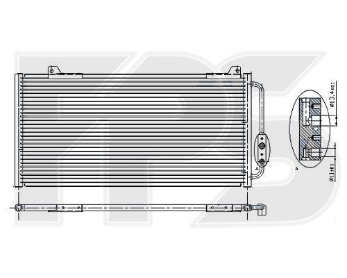 FPS FP 30 K01 Радиатор кондиционера (Конденсатор) FP30K01: Отличная цена - Купить в Польше на 2407.PL!