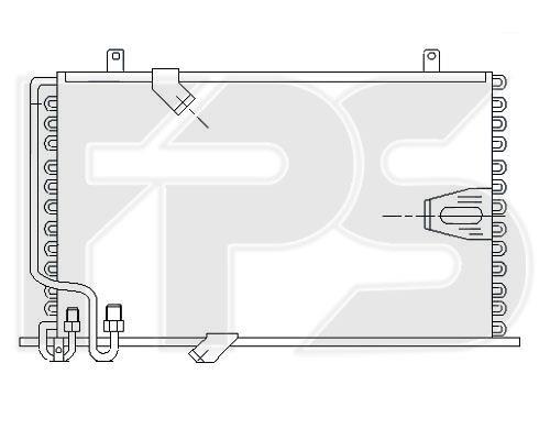 FPS FP 14 K09 Радиатор кондиционера (Конденсатор) FP14K09: Купить в Польше - Отличная цена на 2407.PL!