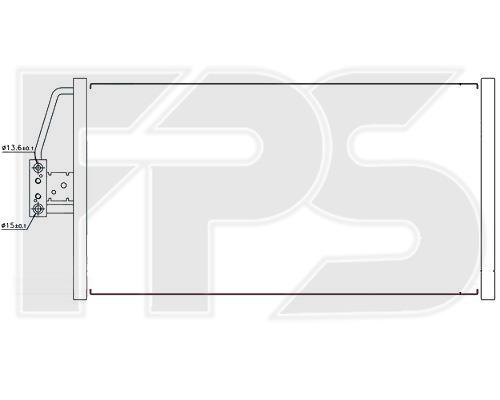 FPS FP 14 K369 Радіатор кондиціонера (Конденсатор) FP14K369: Купити у Польщі - Добра ціна на 2407.PL!