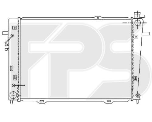 FPS FP 32 A665 Radiator, engine cooling FP32A665: Buy near me in Poland at 2407.PL - Good price!