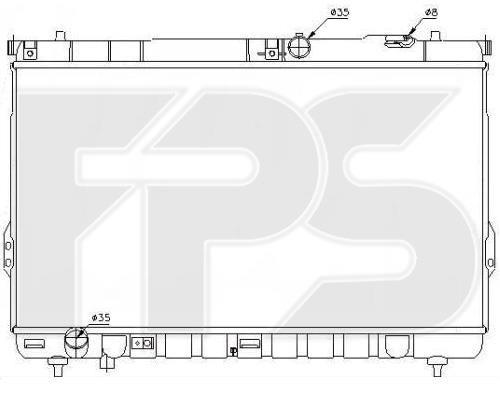 FPS FP 32 A668 Радіатор охолодження двигуна FP32A668: Купити у Польщі - Добра ціна на 2407.PL!