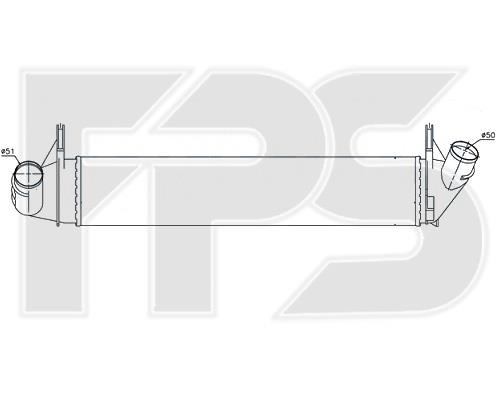 FPS FP 56 T138 Chłodnica powietrza doładowującego (intercooler) FP56T138: Dobra cena w Polsce na 2407.PL - Kup Teraz!