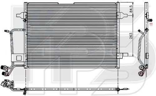 FPS FP 12 K179 Радиатор кондиционера (Конденсатор) FP12K179: Отличная цена - Купить в Польше на 2407.PL!