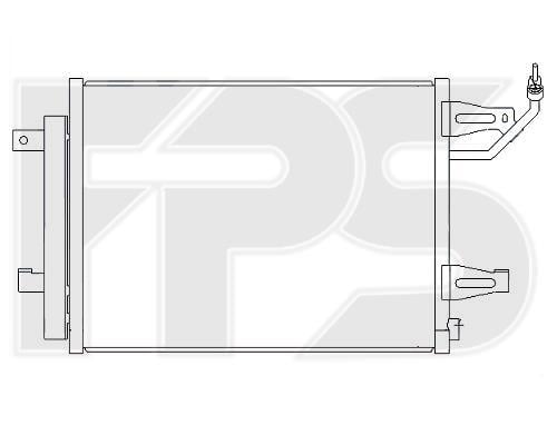 FPS FP 48 K362-X Радиатор кондиционера (Конденсатор) FP48K362X: Отличная цена - Купить в Польше на 2407.PL!