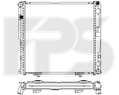 FPS FP 46 A1045 Radiator, engine cooling FP46A1045: Buy near me in Poland at 2407.PL - Good price!