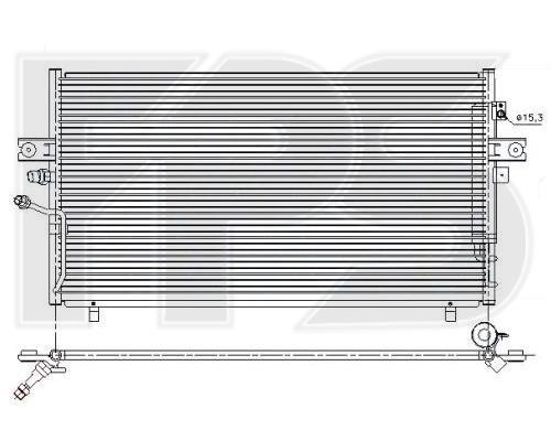 FPS FP 50 K515 Радиатор кондиционера (Конденсатор) FP50K515: Отличная цена - Купить в Польше на 2407.PL!