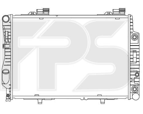 FPS FP 46 A206-X Радіатор охолодження двигуна FP46A206X: Приваблива ціна - Купити у Польщі на 2407.PL!