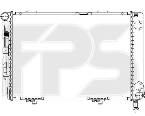 FPS FP 46 A207-X Радіатор охолодження двигуна FP46A207X: Приваблива ціна - Купити у Польщі на 2407.PL!