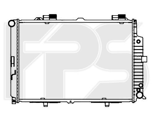 FPS FP 46 A240-X Radiator, engine cooling FP46A240X: Buy near me in Poland at 2407.PL - Good price!