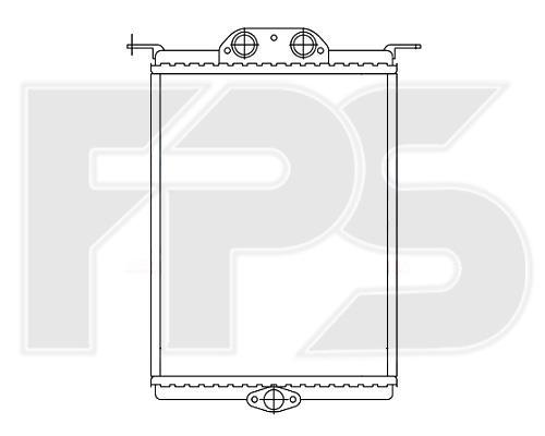 FPS FP 46 N121 Радиатор отопителя салона FP46N121: Отличная цена - Купить в Польше на 2407.PL!