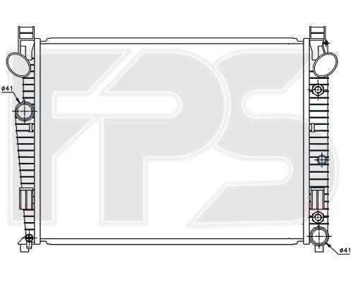 FPS FP 46 A974 Radiator, engine cooling FP46A974: Buy near me in Poland at 2407.PL - Good price!