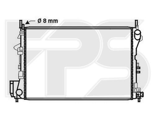 FPS FP 52 A315 Radiator, engine cooling FP52A315: Buy near me in Poland at 2407.PL - Good price!