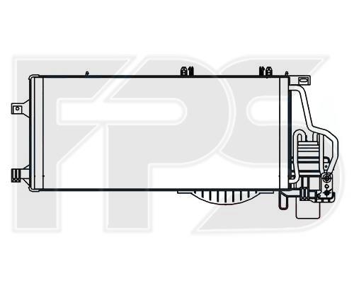FPS FP 52 K127 Радіатор кондиціонера (Конденсатор) FP52K127: Приваблива ціна - Купити у Польщі на 2407.PL!