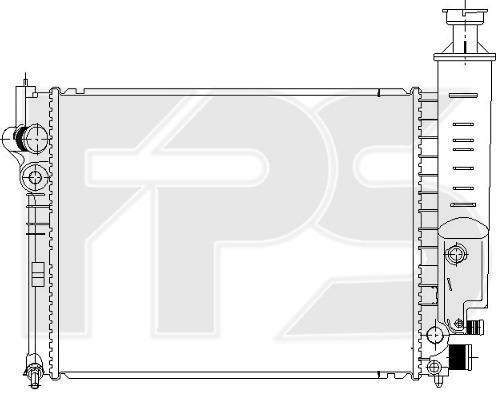 FPS FP 54 A335-X Chłodnica, układ chłodzenia silnika FP54A335X: Dobra cena w Polsce na 2407.PL - Kup Teraz!