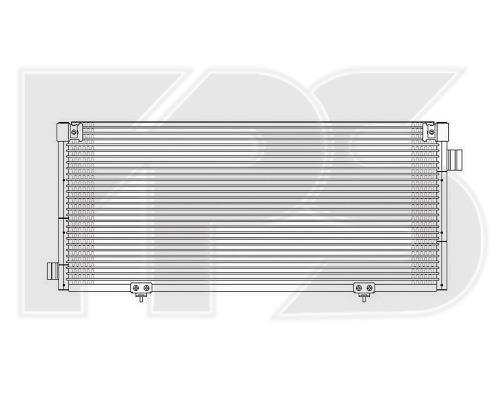 FPS FP 67 K277 Радиатор кондиционера (Конденсатор) FP67K277: Отличная цена - Купить в Польше на 2407.PL!