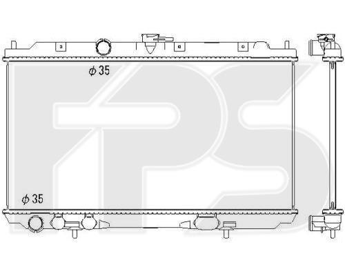 FPS FP 50 A1342-X Radiator, engine cooling FP50A1342X: Buy near me in Poland at 2407.PL - Good price!