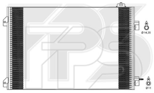 FPS FP 56 K154-X Радіатор кондиціонера (Конденсатор) FP56K154X: Приваблива ціна - Купити у Польщі на 2407.PL!