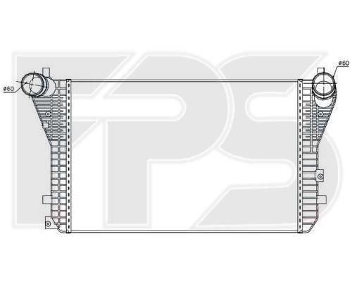 FPS FP 74 T36 Intercooler, charger FP74T36: Buy near me in Poland at 2407.PL - Good price!