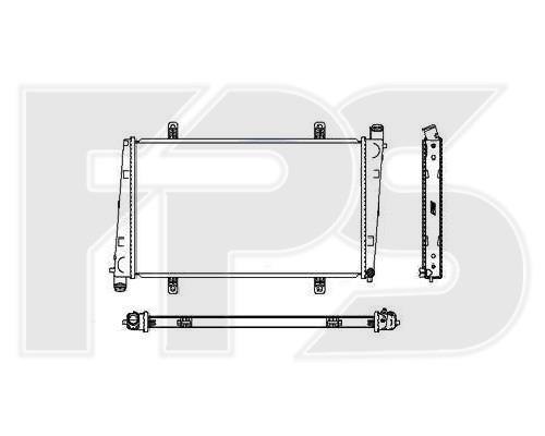 FPS FP 72 A493 Kühler motorkühlung FP72A493: Kaufen Sie zu einem guten Preis in Polen bei 2407.PL!