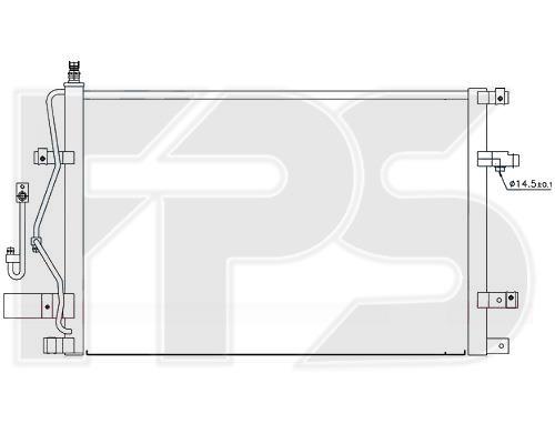FPS FP 72 K218 Радіатор кондиціонера (Конденсатор) FP72K218: Приваблива ціна - Купити у Польщі на 2407.PL!