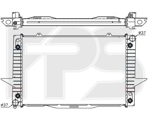 FPS FP 72 A490-X Радіатор охолодження двигуна FP72A490X: Приваблива ціна - Купити у Польщі на 2407.PL!