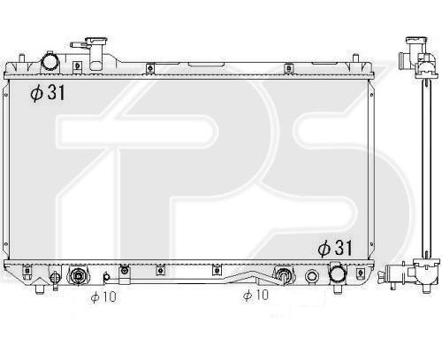 FPS FP 70 A1238-X Chłodnica, układ chłodzenia silnika FP70A1238X: Atrakcyjna cena w Polsce na 2407.PL - Zamów teraz!