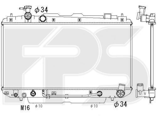 FPS FP 70 A1294 Kühler motorkühlung FP70A1294: Kaufen Sie zu einem guten Preis in Polen bei 2407.PL!