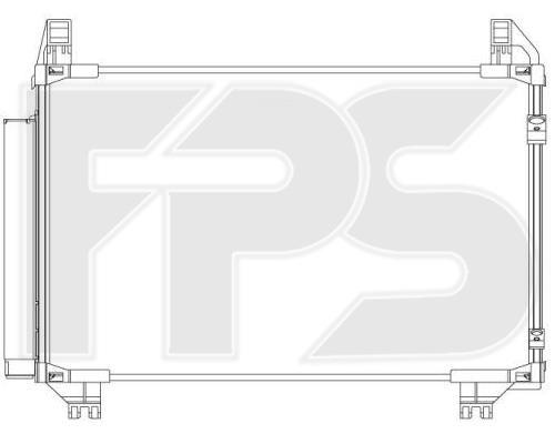 FPS FP 70 K485-X Радіатор кондиціонера (Конденсатор) FP70K485X: Приваблива ціна - Купити у Польщі на 2407.PL!