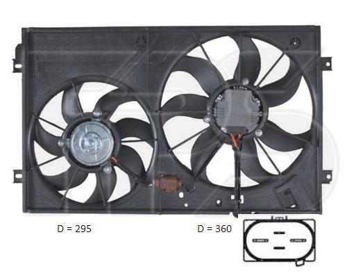 FPS FP 74 W78 Engine cooling fan assembly FP74W78: Buy near me at 2407.PL in Poland at an Affordable price!