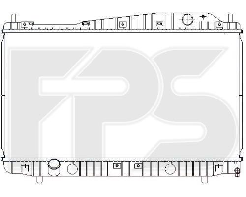 FPS FP 17 A924 Radiator, engine cooling FP17A924: Buy near me in Poland at 2407.PL - Good price!