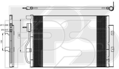 FPS FP 17 K802 Радіатор кондиціонера (Конденсатор) FP17K802: Приваблива ціна - Купити у Польщі на 2407.PL!