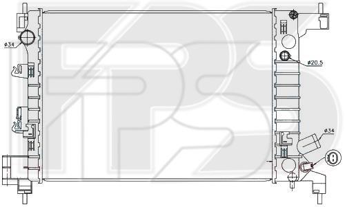 FPS FP 17 A04 Kühler motorkühlung FP17A04: Kaufen Sie zu einem guten Preis in Polen bei 2407.PL!