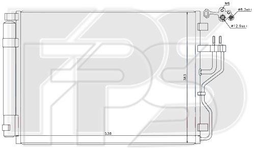 FPS FP 32 K825-X Радиатор кондиционера (Конденсатор) FP32K825X: Отличная цена - Купить в Польше на 2407.PL!