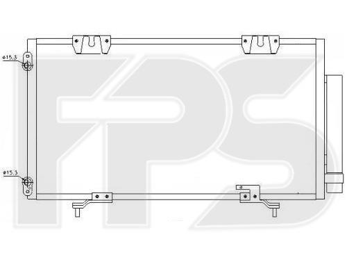 FPS FP 70 K400-X Радіатор кондиціонера (Конденсатор) FP70K400X: Приваблива ціна - Купити у Польщі на 2407.PL!