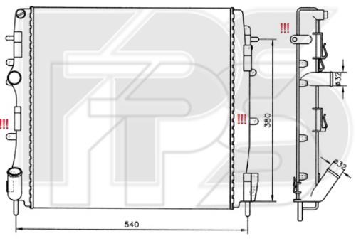 FPS FP 56 A125 Kühler motorkühlung FP56A125: Kaufen Sie zu einem guten Preis in Polen bei 2407.PL!