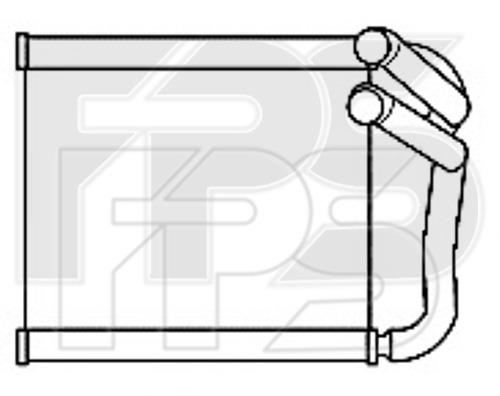 FPS FP 32 N204 Heat exchanger, interior heating FP32N204: Buy near me at 2407.PL in Poland at an Affordable price!