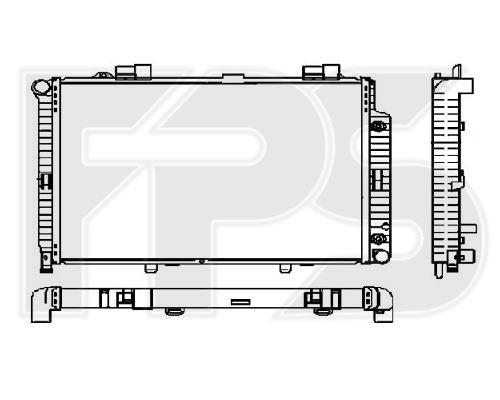 FPS FP 46 A1000 Radiator, engine cooling FP46A1000: Buy near me in Poland at 2407.PL - Good price!