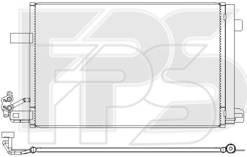 FPS FP 74 K51-X Радіатор кондиціонера (Конденсатор) FP74K51X: Приваблива ціна - Купити у Польщі на 2407.PL!
