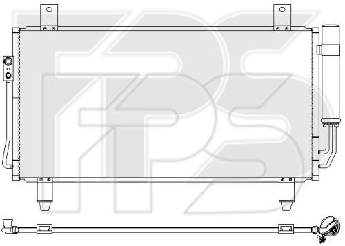 FPS FP 48 K162-X Радіатор кондиціонера (Конденсатор) FP48K162X: Купити у Польщі - Добра ціна на 2407.PL!