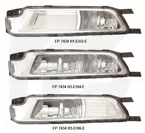 FPS FP 7434 H6-E Fog headlight, right FP7434H6E: Buy near me in Poland at 2407.PL - Good price!